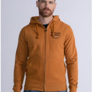 Front-Open Hooded Sweatshirt