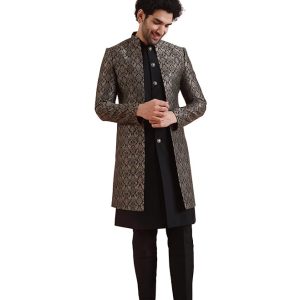 Indowestern Sherwani Trouser Set