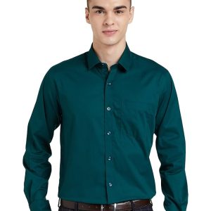 Symbol Men's Solid Cotton Formal Shirt